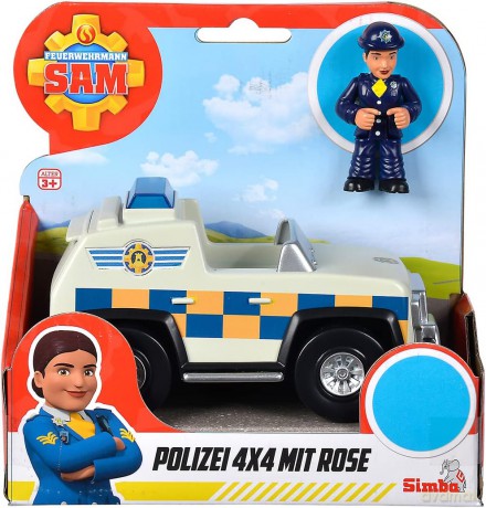 Jeep policyjny Strażak Sam 4x4 mini