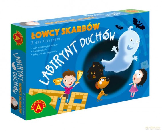 Łowcy skarbów - Labirynt duchów 2w1 [GRA]
