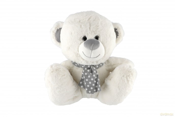 Maskotka Srebrna kolekcja Miś biały 35 cm