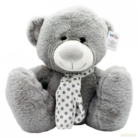 Maskotka Srebrna kolekcja Miś szary 35 cm