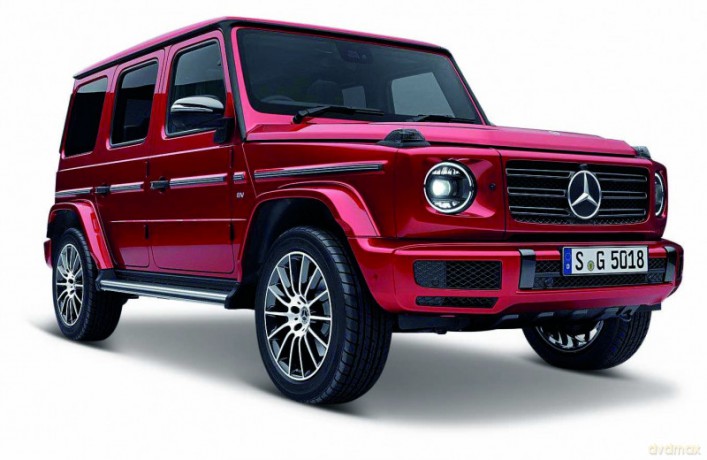 Model Mercedes-Benz G-Class 2019 czerwony 1/24