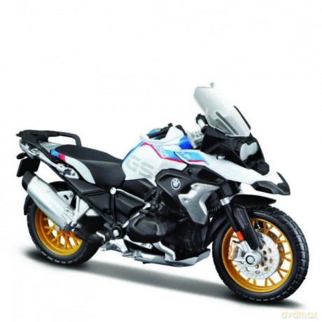 Model metalowy motocykl BMW R 1250 GS z podstawką 1/18