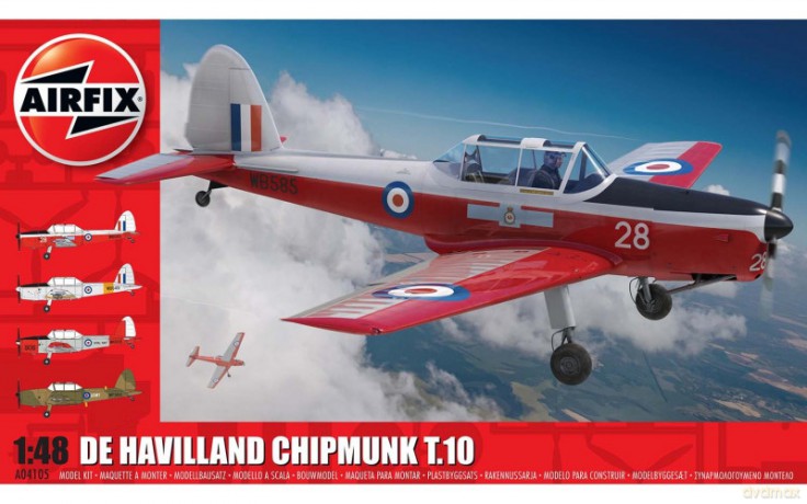 Model plastikowy De Havilland Chipmunk T.10 1/48