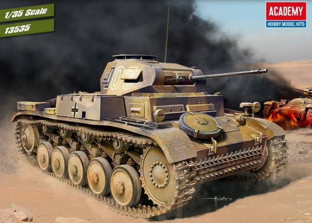 Model plastikowy PzKpfw II Ausf.F North Africa 1/35