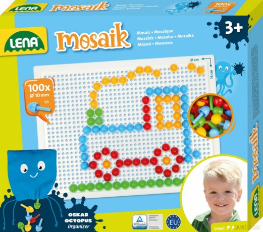 Mozaika kolorowa 100 el.