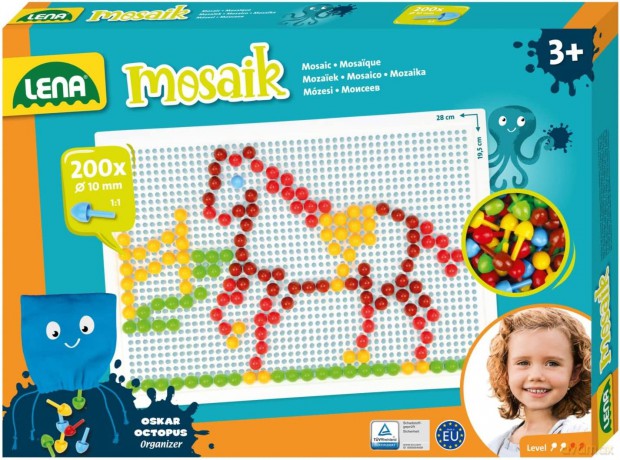 Mozaika kolorowa 200 el.