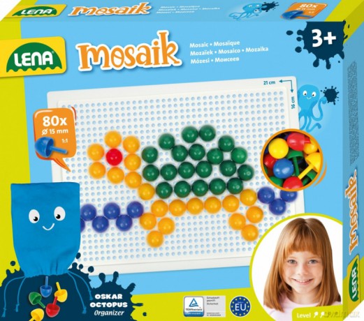Mozaika kolorowa 80 el.