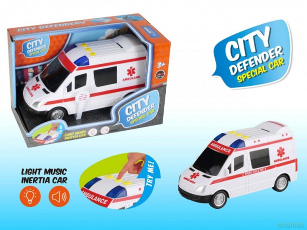Pojazd Ambulans ze światłem i dźwiękiem