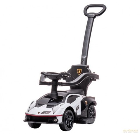 Pojazd z rączką Lamborghini Essenza SC V12 biały