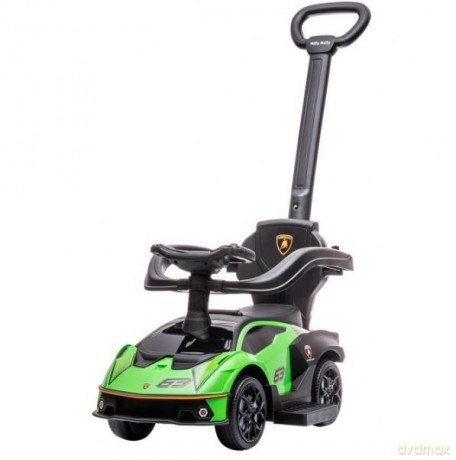 Pojazd z rączką Lamborghini Essenza SC V12 zielony