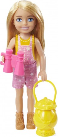 Zestaw Barbie Kemping Chelsea Lalka + śpiwór