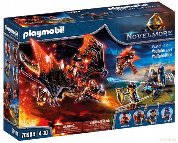Zestaw z figurkami Novelmore 70904 Atak smoka