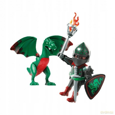 Zestaw z figurką Knights 6836 Smoczy wojownik (jajko-skarbonka)