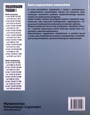 Volkswagen Tiguan I (od X 2007 do XII 2015) - Hans-Rüdiger Etzold [KSIĄŻKA]
