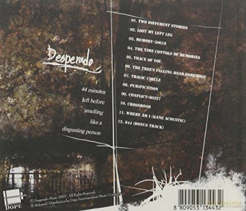 Desperado: 44 Minutes Left Before Smelling Like A Disgusting [CD]
