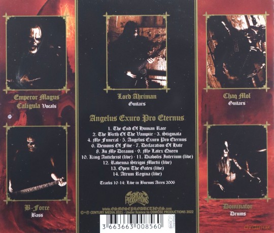 Dark Funeral: Angelus Exuro Pro Eternus [CD]