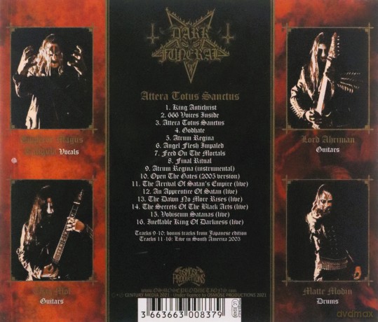 Dark Funeral: Attera Totus Sanctus [CD]