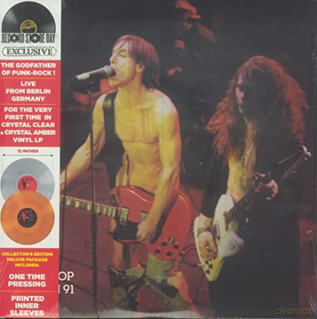 Iggy Pop: Berlin 91 (Amber/Clear) (RSD 2022) [Winyl]