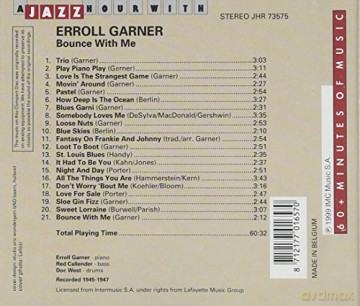 Erroll Garner: Bounce With Me [CD]