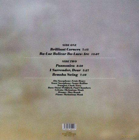 Thelonious Monk: Brilliant Corners (Clear) [Winyl]