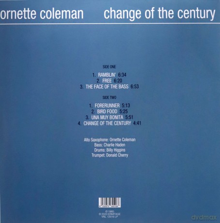 Ornette Coleman: Change Of The Century (Clear) [Winyl]