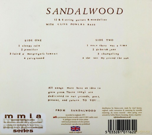 Sandalwood: Changeling [CD]