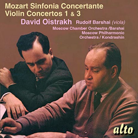 David Oistrakh (Violin) Moscow Chamber Orchestra Conductor Rudolf Barshai (Also Viola In K364) Moscow Philharmonic Orchestra Kirill Kondrashin (Vc1) [CD]