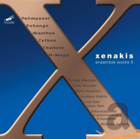 Iannis Xenakis: Ensemble Music 3 - Palimsest [CD]