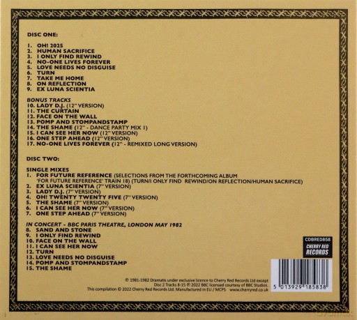 Dramatis: For Future Reference [2CD]