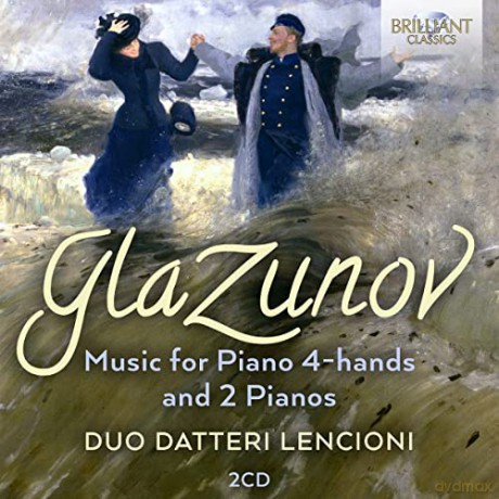 Duo Datteri Lenconi: Glazunov: Music For Piano 4-Hands And 2 Pianos [2CD]