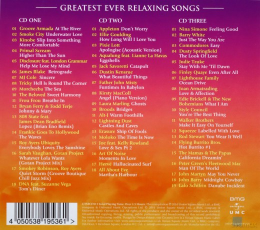Greatest Ever - Relaxing Songs [3CD]
