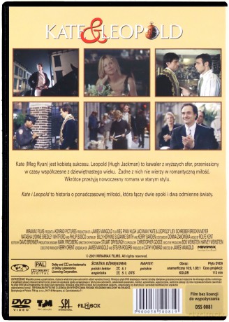 Kate i Leopold [DVD]