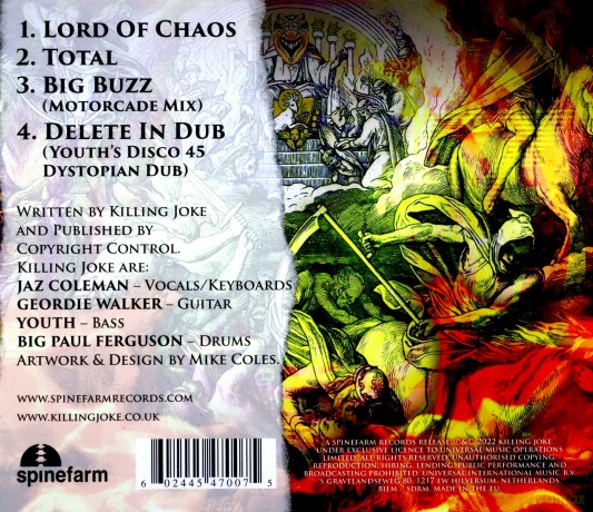 Killing Joke: Lord Of Chaos [CD]
