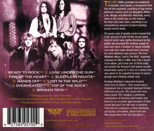 Melidian: Lost In The Wild [CD]