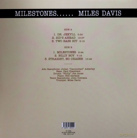 Miles Davis: Milestones (Clear) [Winyl]