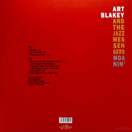 Art Blakey And The Jazz Messengers: Moanin (Clear) [Winyl]