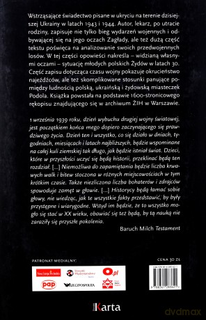 Testament - Baruch Milch [KSIĄŻKA]