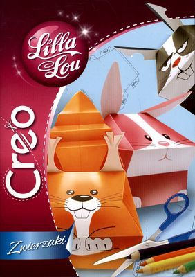Lilla Lou Creo Zwierzaki A4 Ksiażka Do Kolorowania [KSIĄŻKA]