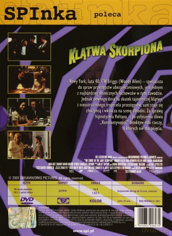 Klątwa skorpiona [DVD]