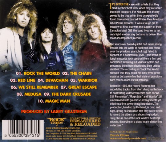 Kick Axe: Rock The World [CD]