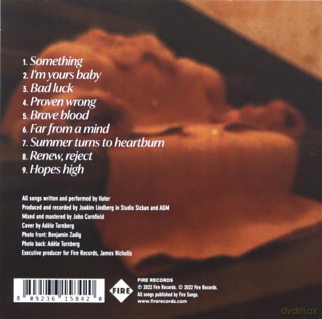 Hater: Sincere [CD]
