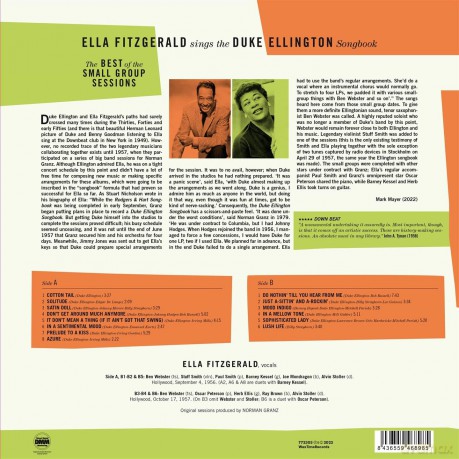 Ella Fitzgerald: Sings The Duke Ellington Songbook - The Best Of The Small Group Sessions [Winyl]