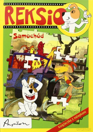 Reksio Samochód Naklejki [KSIĄŻKA]