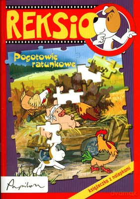 Reksio Pogotowie Ratunkowe Naklejki [KSIĄŻKA]