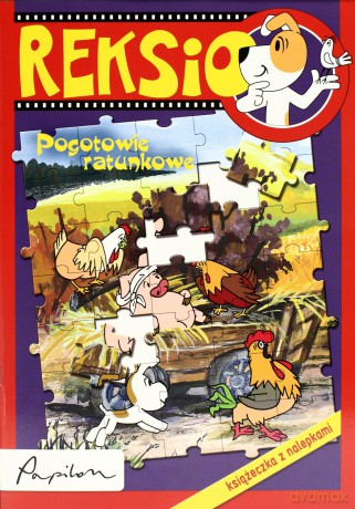 Reksio Pogotowie Ratunkowe Naklejki [KSIĄŻKA]