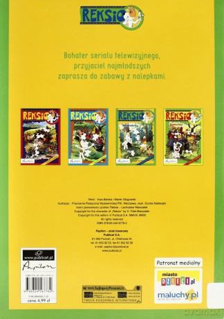 Reksio Niewidzialny Pies Naklejki [KSIĄŻKA]