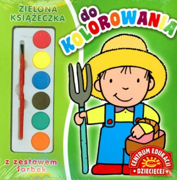zielona Książeczka Do Kolorowania (twarda) [KSIĄŻKA]