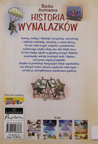 Bardzo Ilustrowana Historia Wynalazków - Anna Claybourne, Adam Larkum [KSIĄŻKA]