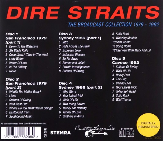 Dire Straits: The Broadcast Collection 1979-1992 [5CD]
