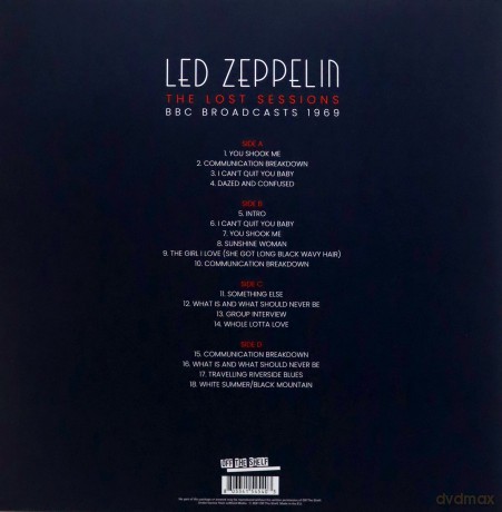 Led Zeppelin: The Lost Sessions (Clear) [2xWinyl]